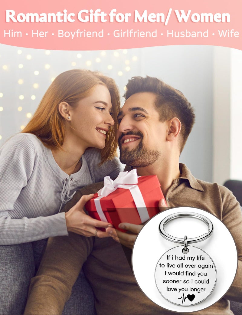 Lovingly Yours Anniversary Birthday Gifts for Men, Romantic Mens Keychain Gifts for Boyfriend Him Husband from Girlfriend Wife Gift Her Fiance, Valentines Day Gifts for Him Men Boyfriend Husband Her - Image 2