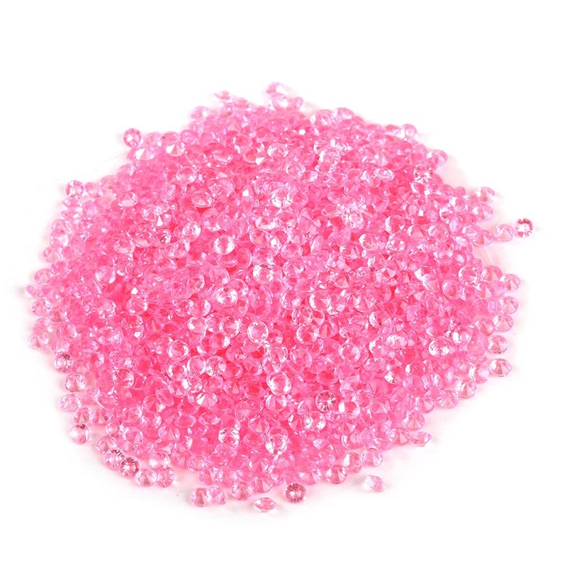كريستالات أكريليك وردية متناثرة 2000 قطعة لحفلات الزفاف ودوش حمام العروس وزينة خرز المزهرية - Image 5