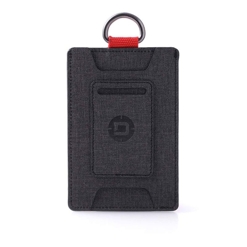 DANGO PRODUCTS محفظة دانغو سليم مينيماليست للرجال - مانعة لتقنية RFID - مادة ديتكس مقاومة للماء ومتينة، سوداء - Image 2