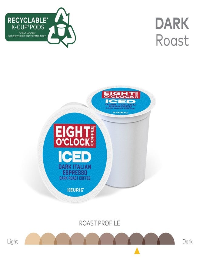 Eight O'Clock Coffee ICED Dark Italian, Keurig Single-Serve K-Cup Pods, Dark Roast Iced Coffee, 60 Count (6 Packs of 10) - Image 4