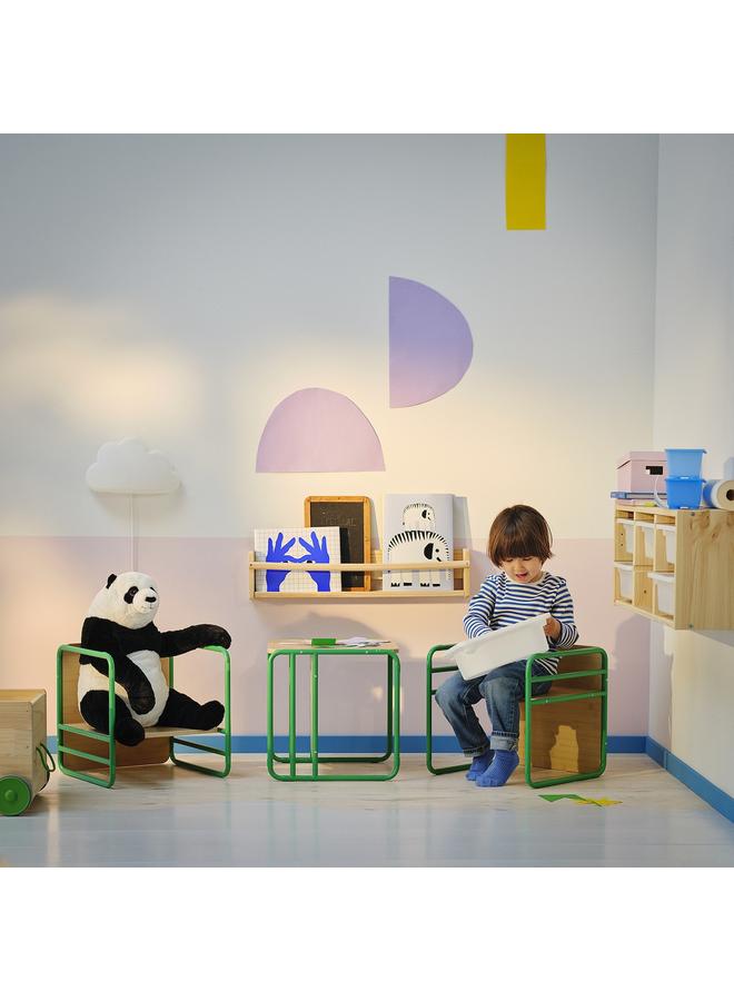 كرسي/طاولة أطفال متعدد الاستخدامات، أخضر - Image 2