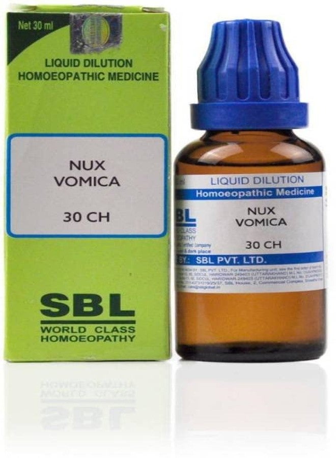 SBL Nux Vomica 30CH, Pack of 1 (30 ml)