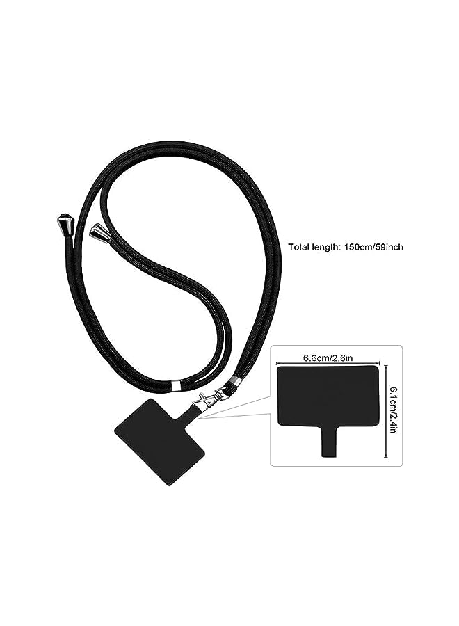 Green Tiger Xspring Cell Phone Lanyard Straps, 2 Pack Crossbody Phone Lanyards with Trigger Snap Hook, Universal Cell Phone Strap Neck Adjustable Wrist Straps for Keys, Wallet, ID Badge, Holder Mobile Phone - Image 4