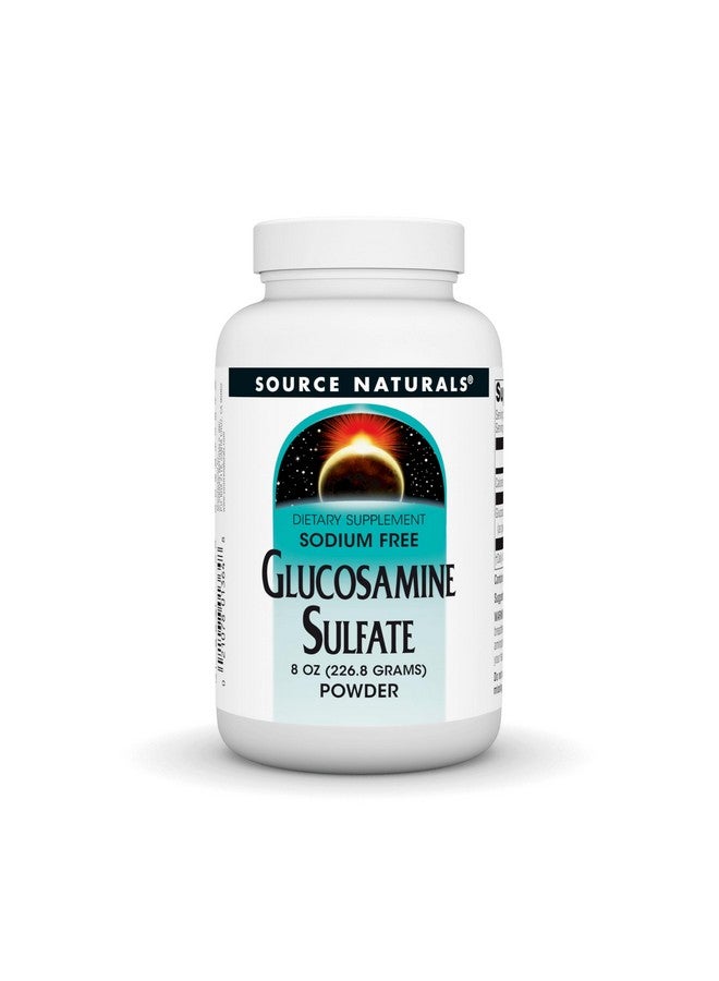 Source Naturals Glucosamine Sulfate, Sodium-Free Powder for Joint Support - 8 oz Powder - Image 1