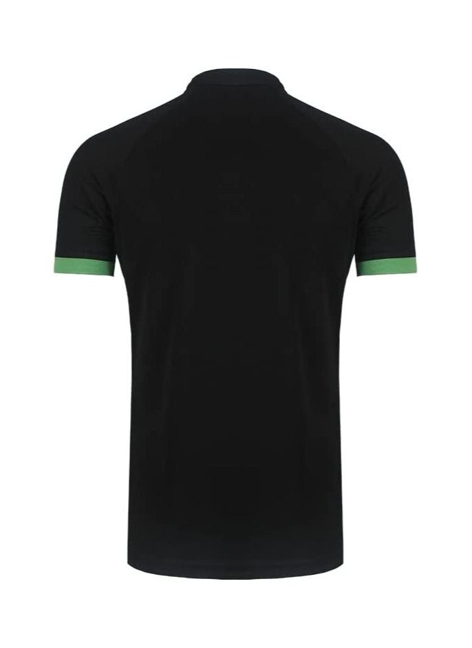 UHLSPORT - uhlsport Men's Polo Shirt, Smart Breathe® LITE, For all kind sports, Double mesh insert for improved shoulder flexibility, Short Sleeve, Zebra design - Image 1