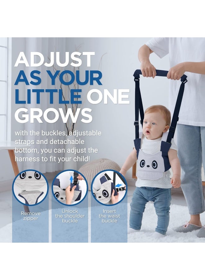 Watolt Baby Walking Harness - Handheld Kids Walker Helper - Toddler Infant Walker Harness Assistant Belt - Help Baby Walk - Child Learning Walk Support Assist Trainer Tool - for 7-24 Month Old (Panda) - Image 2