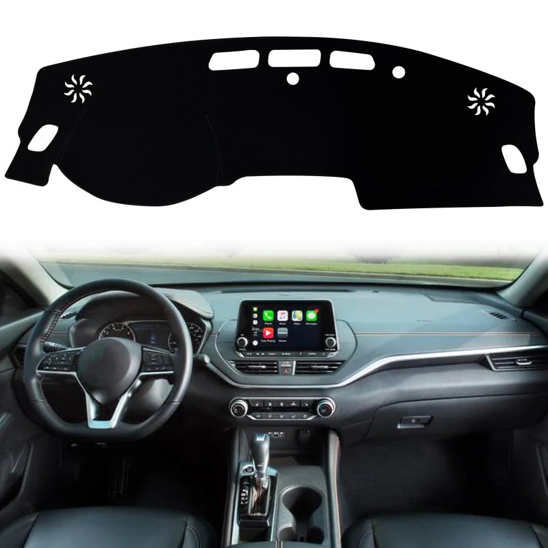 KEEGTBOX Dash Mat Cover Custom Interior Center Console Mat Compatible with Nissan Altima S SR SV SL and Platinum 2019 2020 2021 2022 2023 Dashboard mat Covers Accessories