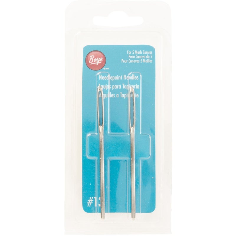 Boye Needlepoint Hand NeedlesSize 13 2Pkg