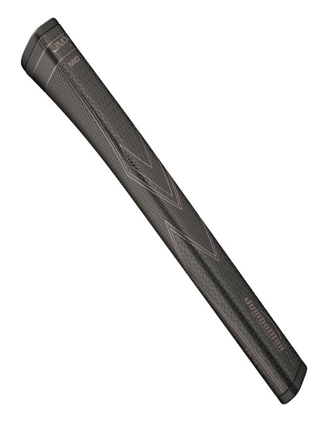 JMX Pistol Golf Grips - Lightweight Oversized Wrap Grips Rubber Club Grip Replacement Kit Jumbo Golf Grips for Men| Pro| Black/White/Green