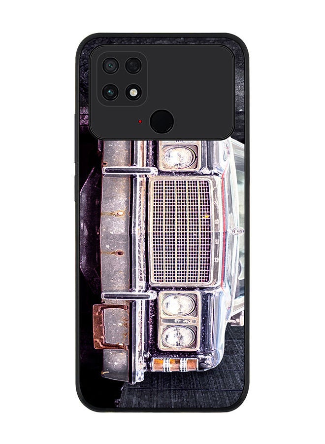 Stylizedd Rugged Black edge case for Xiaomi Poco C40 Slim fit Soft Case Flexible Rubber Edges Anti Drop TPU Gel Thin Cover - Old Ford - Image 1