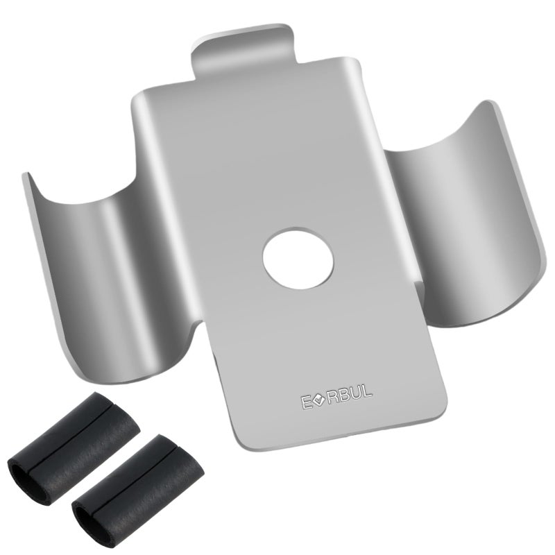 Generic EVRBUL Upgraded Stainless Steel Parking Brake Cable Clip Retainer with Rubber Tubes Compatible with BMW 1 Series F20/F21, 2 Series F22/F23, 3 Series F30/F31, 4 Series F32/F33/F36 Replace#: 34406854898 - Image 1
