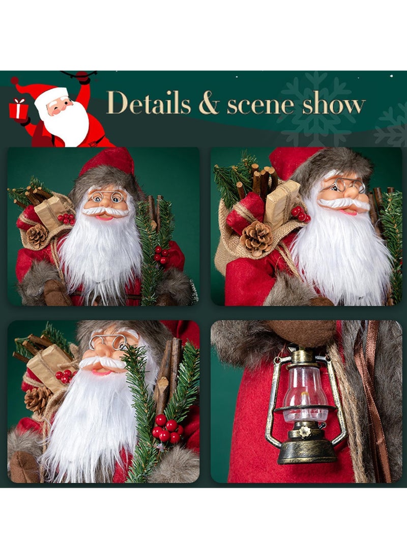 Christmas Santa Figurines,Hand Crafted Traditional Santa Claus Doll Chritsmas Decoration for Home Office Table Xmas Party Ornament Gift - pzsku/Z58EB1D256205BDD6CA34Z/45/_/1730450558/fb27528b-a046-440d-b1cc-97d74839b2c4