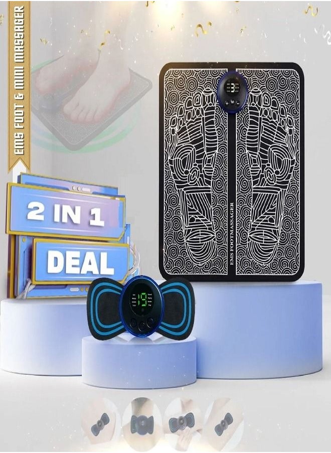 ZEESQUARE - EMS Foot & Mini Massager 2 in 1 Bundle - Image 1
