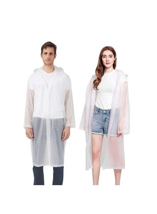 2 Pack Outdoors Raincoats,Rain Poncho for Adults, with Hood and Drawstring Rain Reusable - pzsku/Z58EB39D07D4F8D0FEAFBZ/45/_/1710171818/e69db494-bc18-456b-b0d6-be75bce5ca8e
