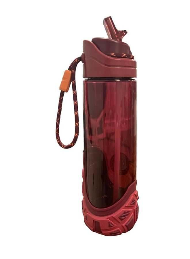 Cool Gear Water Bottle Treadz Sipper 24 Oz Burgandyleak Proof , Cool Gear , Cool Gear  For Gym, Cool Gear  For Travel, Trendy Hydration Bottle, Reusable Bottle, Cool Gear  For Kids, Cool Gear Saudi - Image 2