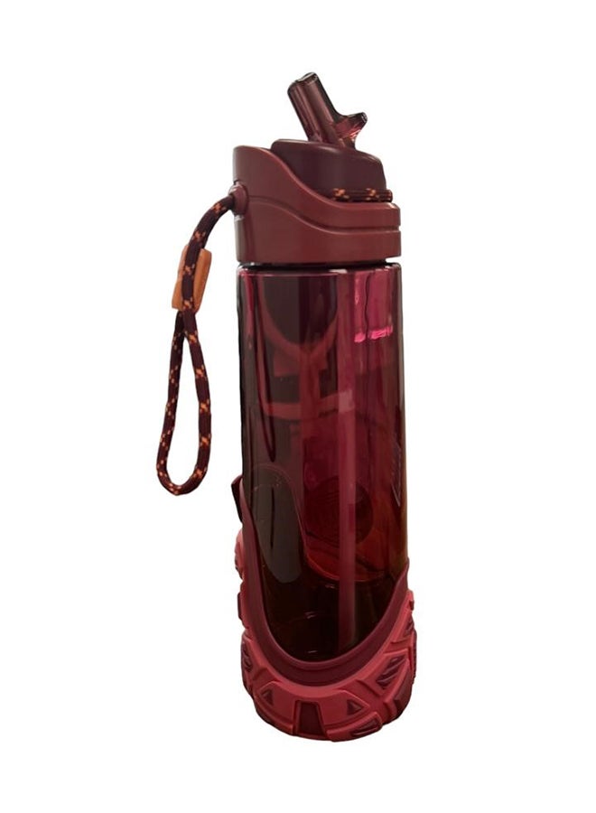 Cool Gear Water Bottle Treadz Sipper 24 Oz Burgandyleak Proof , Cool Gear , Cool Gear  For Gym, Cool Gear  For Travel, Trendy Hydration Bottle, Reusable Bottle, Cool Gear  For Kids, Cool Gear Saudi - Image 1