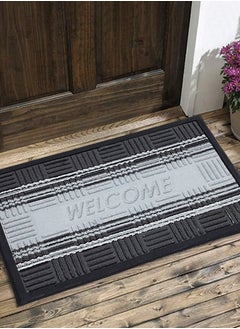 Status Contract Anti Slip Front Door Mat | Living Room Rug for Entrance Doors | New Rubber Floor Mats for Home (Grey), 38 X 58 Cm  - Image 1
