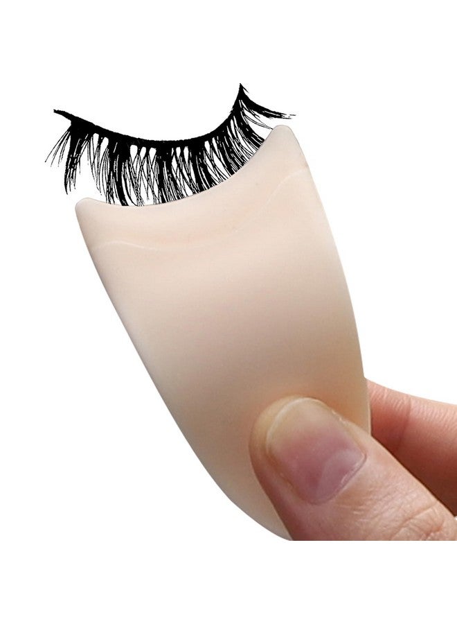 Miuffue Eyelash Applicator Tool 35Mm Width Lash Applicator Clip 1Pcs Eyelash Tweezers For False Lasheswhite - Image 1