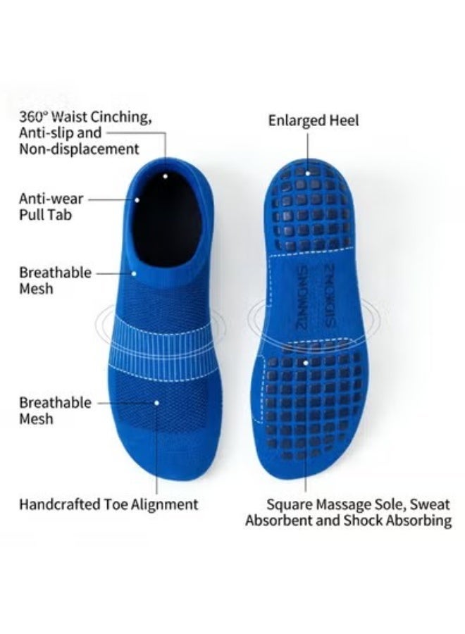 Men's Athletic Socks (5-Pack) - Low-Cut with Non-Slip Grip & Massage Nodes, Sweat-Wicking & Odor-Resistant, All-Season Comfort - Engineered for Running, Basketball, Gym Training & Daily Casual Wear - The Ultimate Men's Performance Socks Collection - Image 2