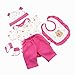 Pedolltree Reborn Baby Dolls Outfit Clothes Accessories for Newborn Baby Girl Dolls Matching Clothing 1618 Inches - Image 2