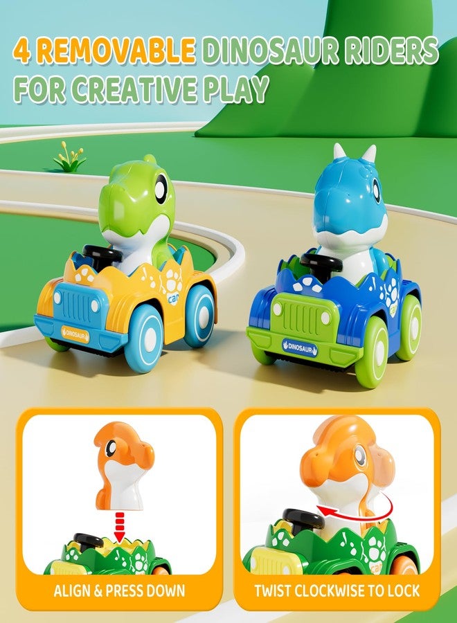 ALASOU 10 PCS Dinosaur Car Toys with Playmat/Storage Bag|Baby Toys for 1 2 Year Old Boy|1 Year Old Boy Gift for Infant 12 18 Months|First Birthday Gifts for Toddler 1-3 - Image 3