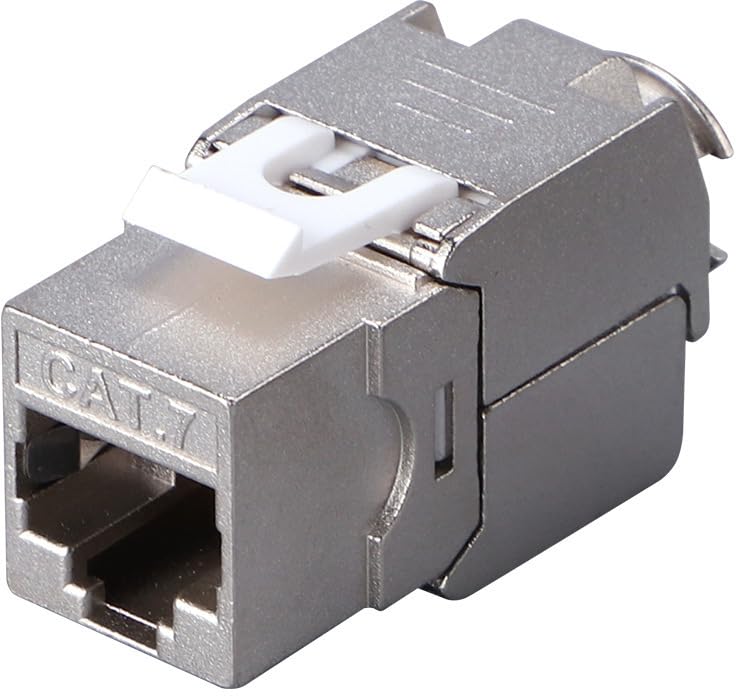 Triplett موصلات كايتون محمية مدمجة من تريبلت CAT7 معدنية 10 عبوات CAT7KJSWH10PK - Image 1