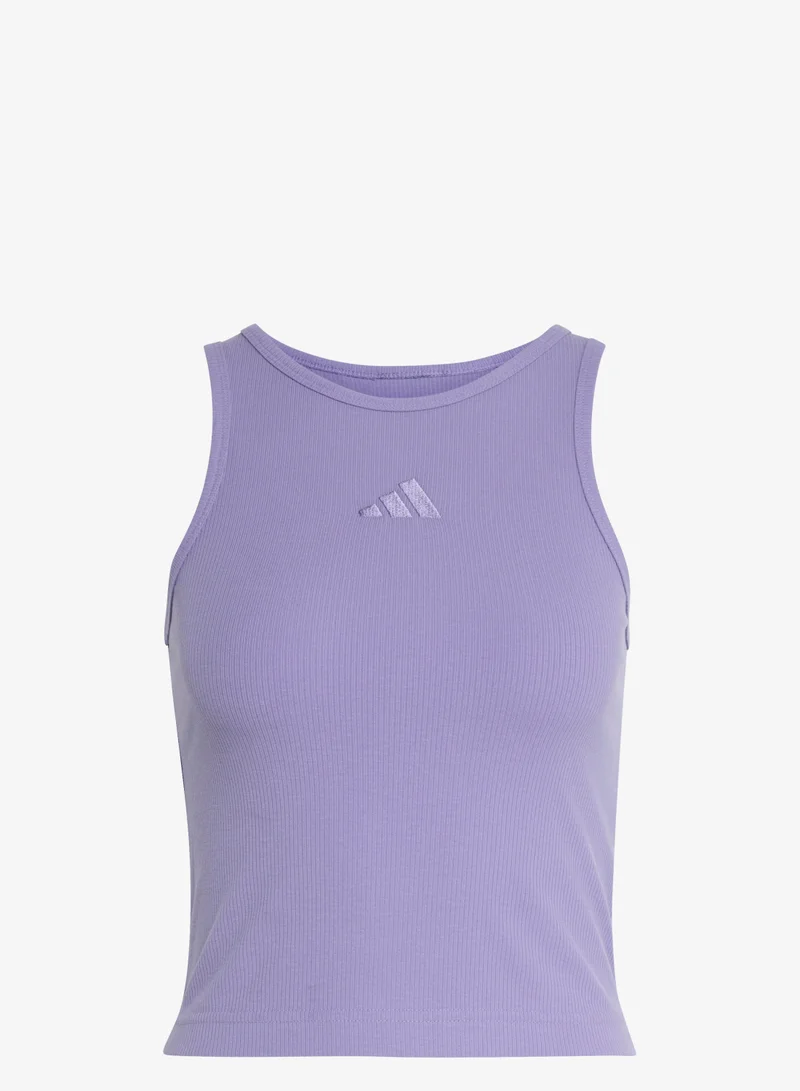 Adidas ADIDAS KIT SMALL LOGO RIB TANK Top
