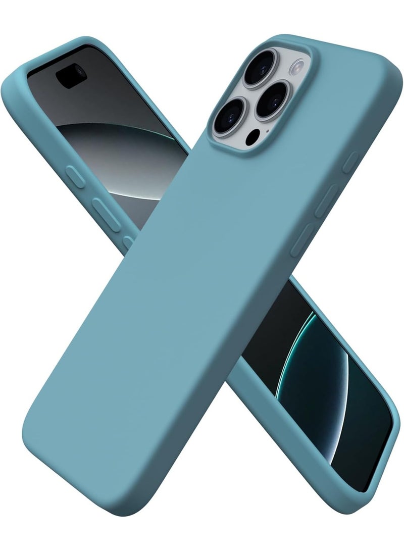 MUNTAQI Silicone Case for iPhone 16 Plus – Slim Soft Anti-Scratch Shockproof Protective Cover, Original Grip Silicone OG Case with Camera Protection, Wireless Charging Compatible for iPhone 16 Plus - Image 1