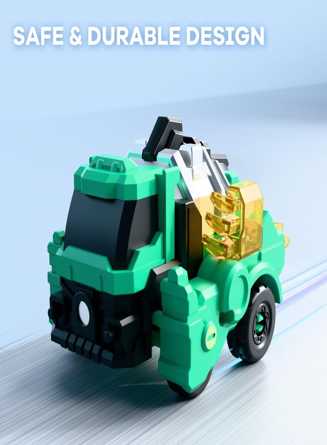 iPlay, iLearn Kids Dinosaur Transforme Robot Toy, Magnetic Construction Trucks Transform into Dinosaurs, Toddler STEM Educational Learning Toy, Cool Birthday Gifts for 3 4 5 6 7 8 Year Old Boy Girl - Image 5