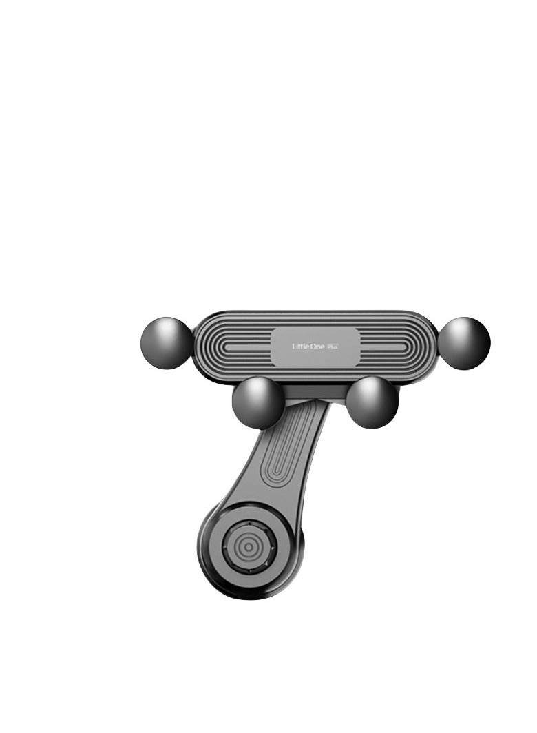 AIYISHI Car mobile phone holder air outlet navigation fixed support frame anti-shake gravity telescopic mobile phone universal gps mount - Image 1