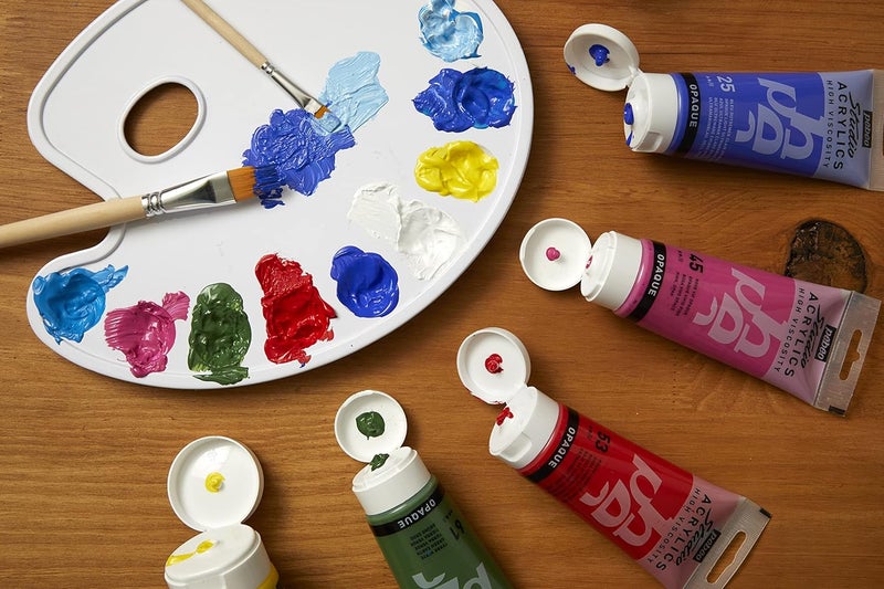 Pebeo Studio Acrylics - Titanium White Acrylic Paint, 100ml (3.38oz) - Image 2