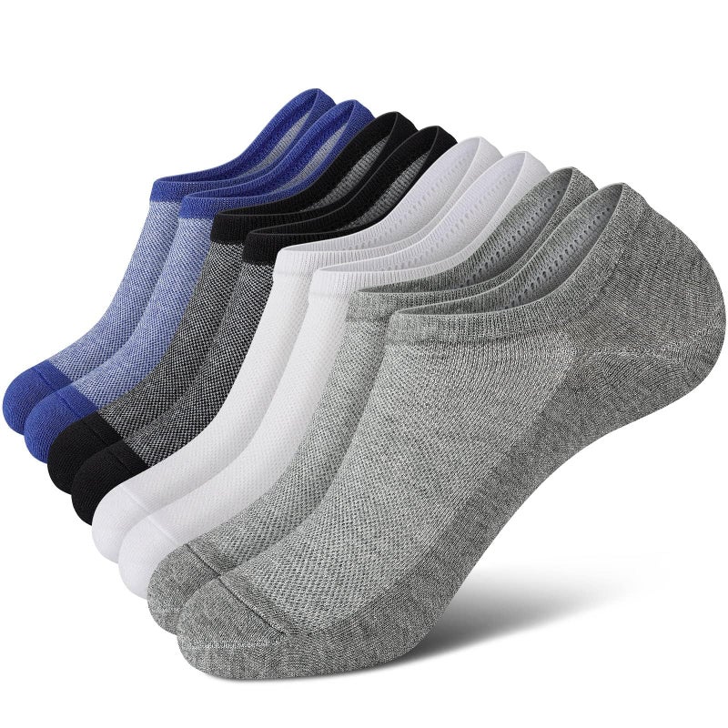 wernies No Show Men Socks, Low Cut Ankle Sock, Men Short Socks Casual Cotton Socks Size 11-13 - Image 1