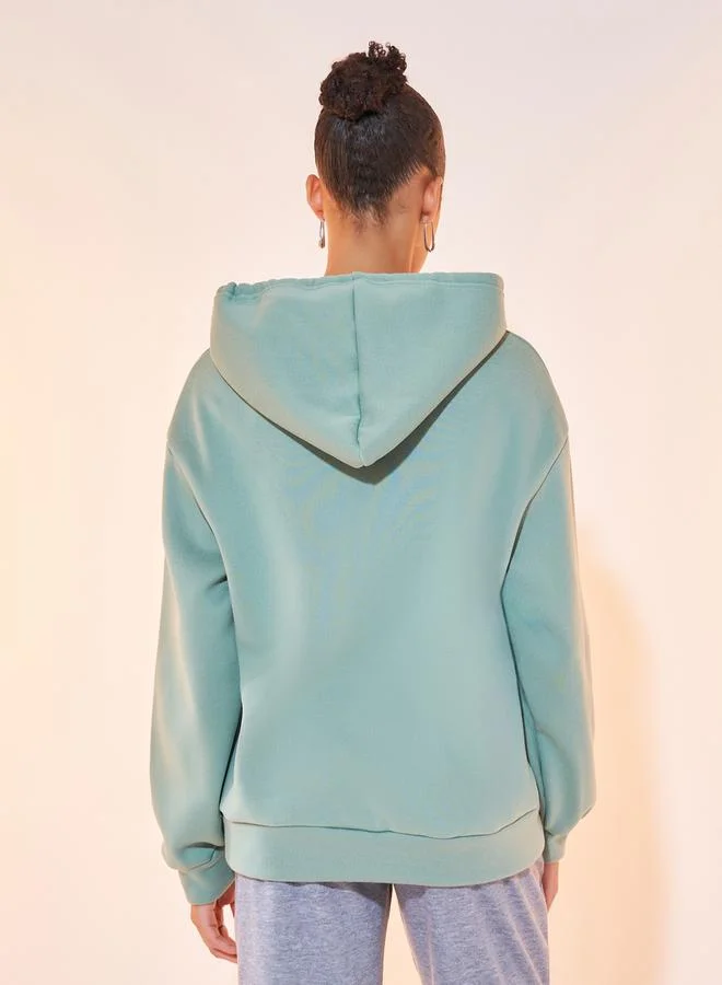 Take Two Oversized Hooded Jacket with Drawstring