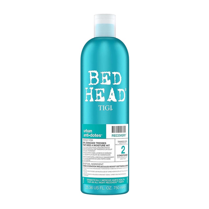 TIGI Bed Head by TIGI Urban Antidotes Recovery Shampoo and Conditioner Set for Dry Damaged Hair 2536 fl oz 2 Count - Image 4