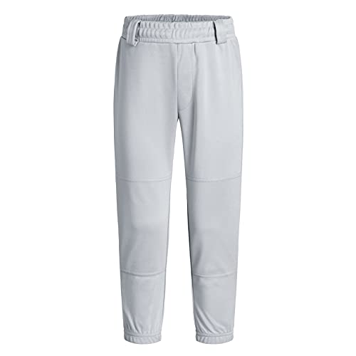 QBK 2T/3T/4T/5T Toddler Baseball Pants Youth Softball Pants Kids Tee Ball Pants for Boy Girl Grey（Grey 2T） - Image 1
