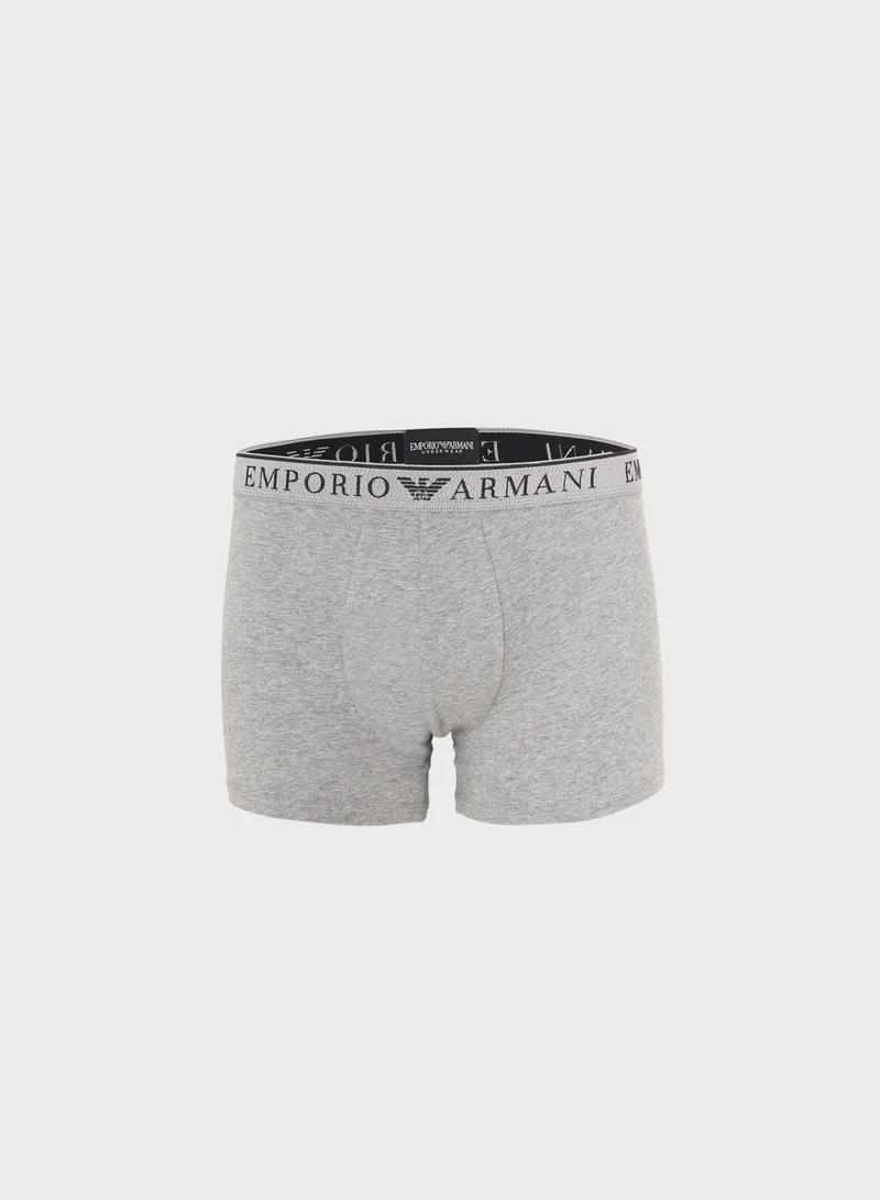 امبوريو ارماني 2 Pack Of Logo Boxers
