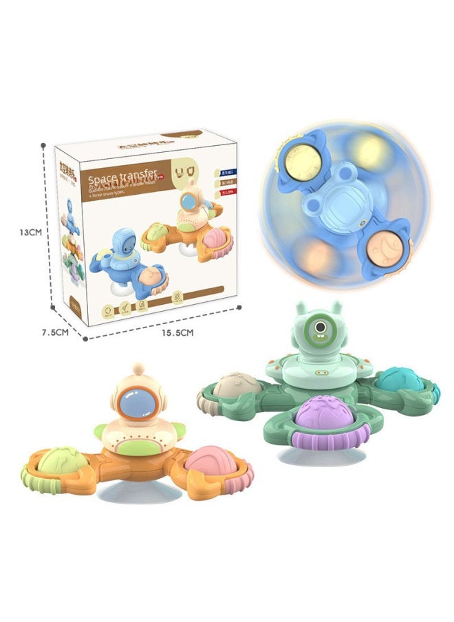 Generic - Baby Suction Cup Bath Toy Cartoon Finger Spinning Top Toothpaste Bath Toy Baby Shower Gift Idea Non-toxic Eco-friendly-Color:Can Be Modified OEM Custom Set Color Box Large Quantity Excellent Price - Image 1