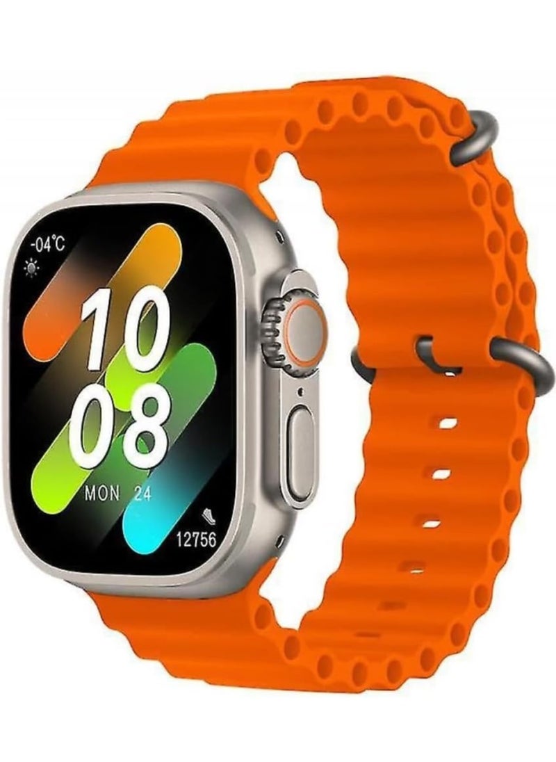 ELTRAZONE - HK8 Pro Max 2.12" AMOLED Screen Ultra Smart Watch Series 8 49mm Memory 256MB Battery 320mAh Compass NFC Waterproof IP68 Wireless Charging - Image 1