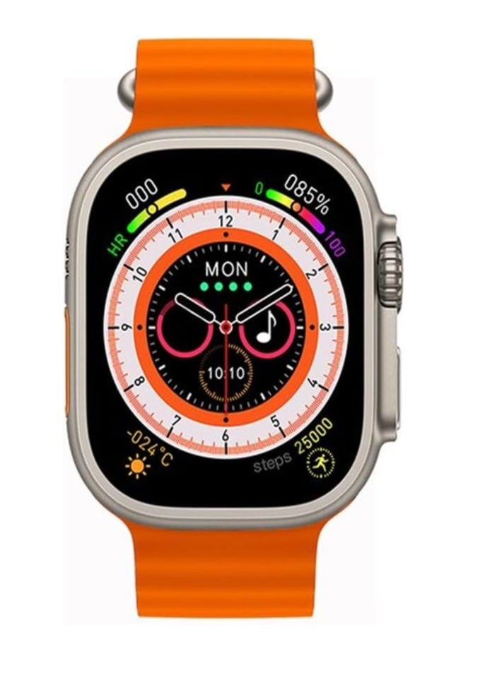 ELTRAZONE - HK8 Pro Max 2.12" AMOLED Screen Ultra Smart Watch Series 8 49mm Memory 256MB Battery 320mAh Compass NFC Waterproof IP68 Wireless Charging - Image 1