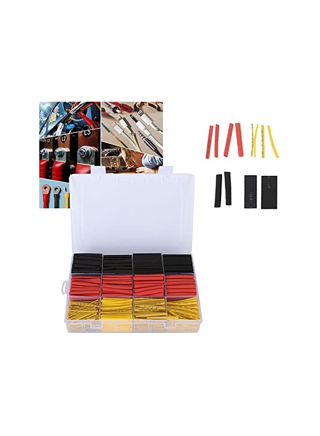 promass Heat Shrinkable Tube Set, Shrinkable Tube Tenacity Electrical Insulation Corrosion High Temperature for Daily Maintenance for Cable Joints - Image 3