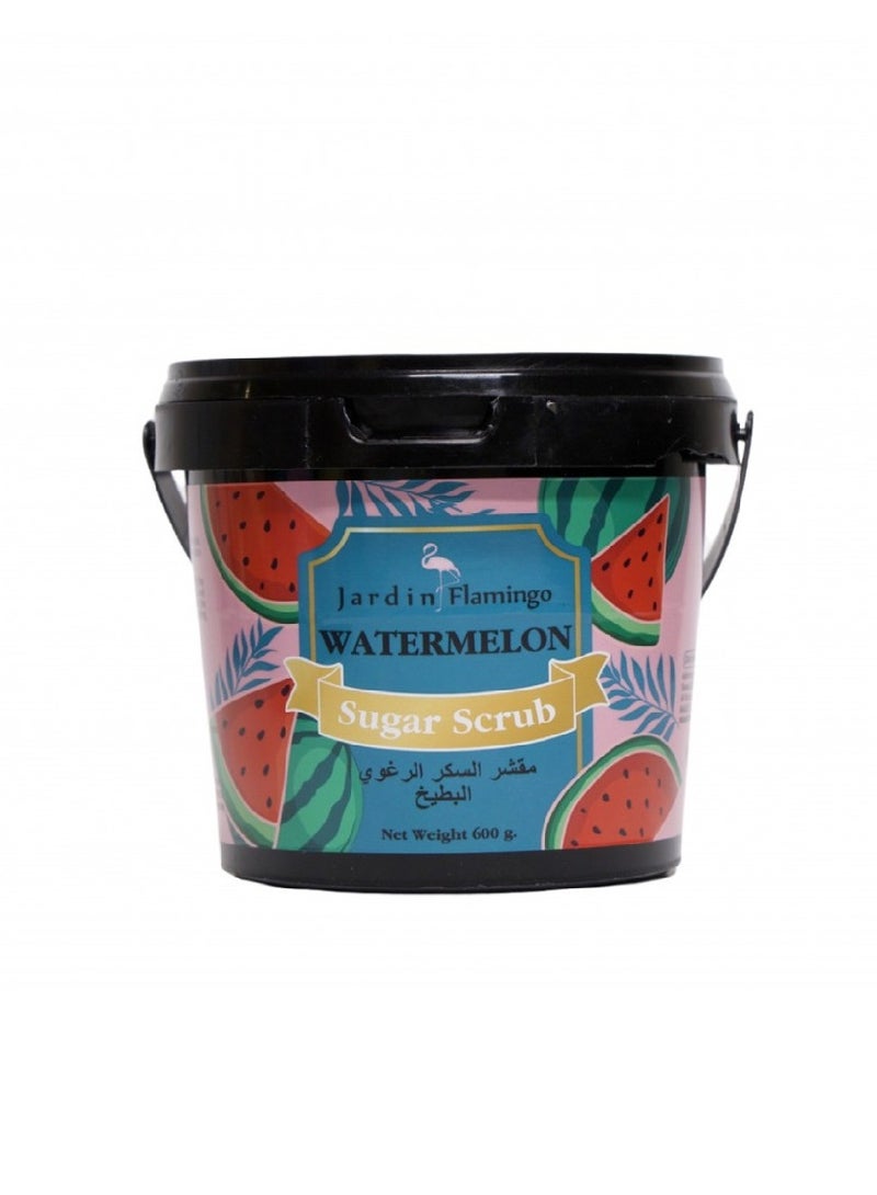 جاردين فلامنغو مقشر السكر الرغوي بالبطيخ لتنظيف البشرة  600جرام