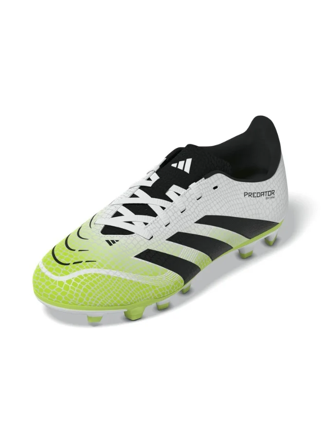 Adidas Adidas Predator Club Fg/Mg J U White Football/Soccer Shoes For Kids