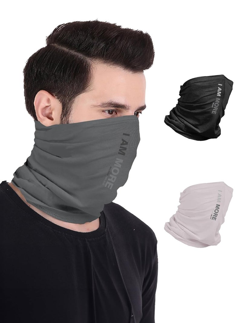 Freecultr Unisex Bamboo Bandana, Anti Microbial Super Soft & Comfort Fit, Breathable Multipurpose Headband, Face Mask for Dust Protection D2 Printed-100% Try On Guarantee - Made in India - Image 1