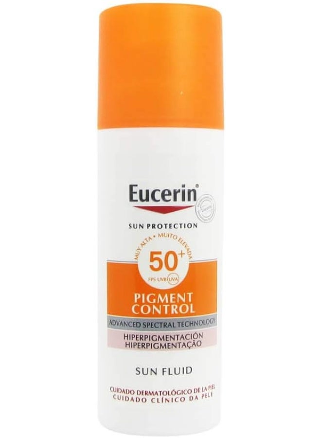 Eucerin Pigment Control Sun Fluid 50+ 50Ml - Image 1
