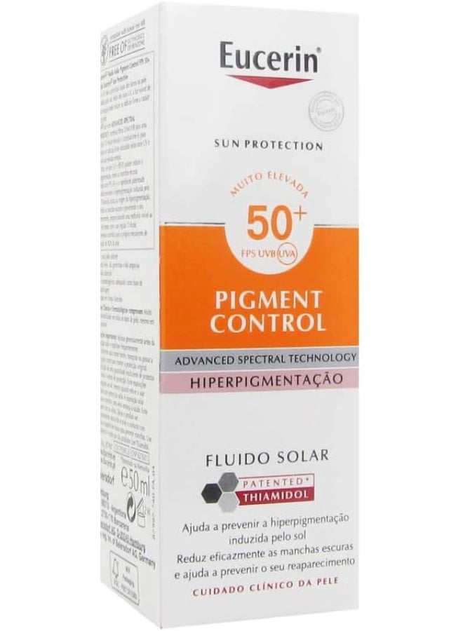 Eucerin Pigment Control Sun Fluid 50+ 50Ml - Image 2