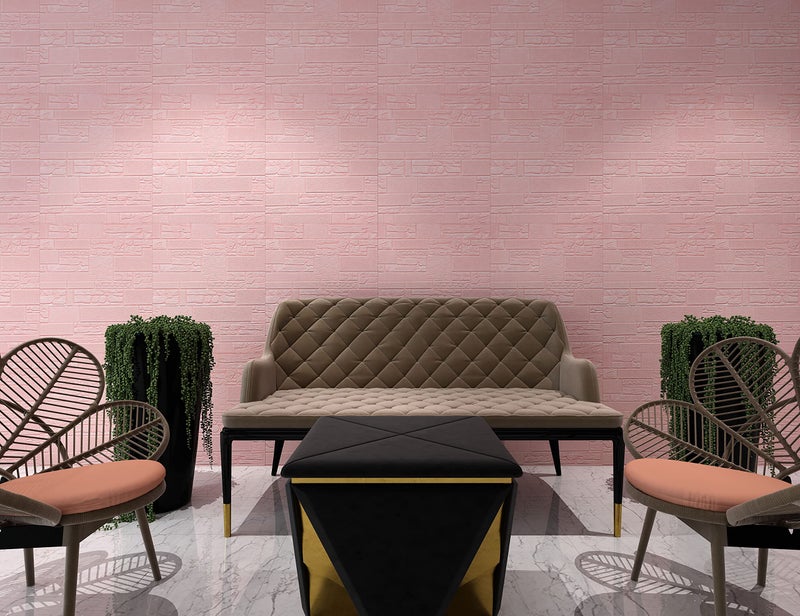 HOPz 3D Wallpaper Brick Wall Stickers | Fancy Wallpaper for Walls, Waterproof & Self Adhesive, White Color 3D Latest Unique Design Wallpaper for Home (Size : 70 * 70 cm Each Piece) -20 Piece - Image 3