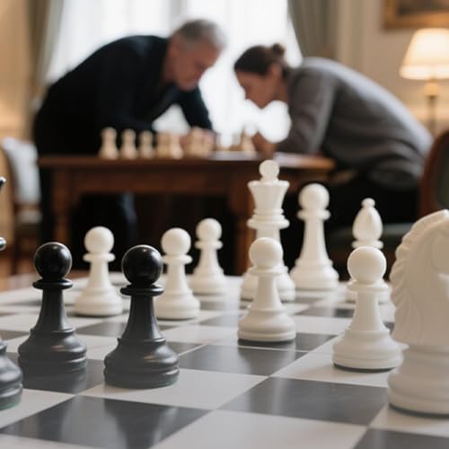 LEAP Tournament Chess Board, 20 Inch Silicone Mat, Black and White Squares with Mark - Image 5