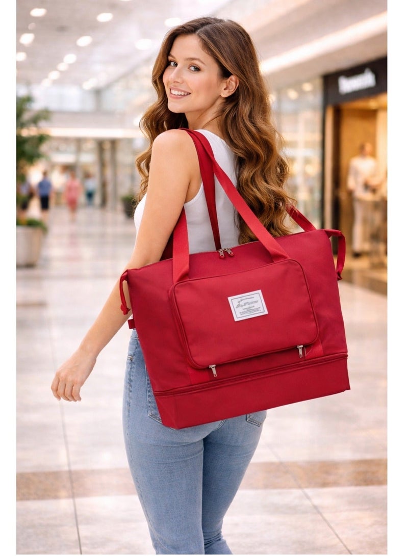 SamoDani Multipurpose Foldable Tote Bag – Lightweight, Extendable Handbag for Travel, Gym & Sports - Image 1