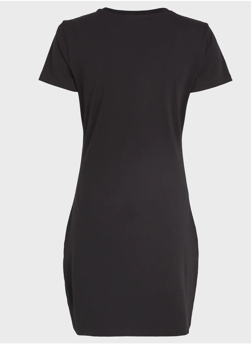 Calvin Klein Jeans Crew Neck Logo Dress