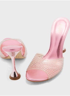 FYOR One Strap Mid Heel Sandals  - Image 4